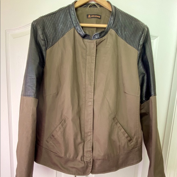 EUC Love & Legend Army green jacket sz 20 - Picture 1 of 5